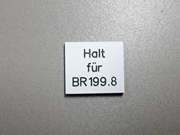 Zeige Details für Halt für BR 199.8 2-Schicht Kunststoff Bild von Halt für BR 199.8 2-Schicht Kunststoff